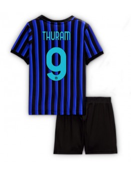 Inter Milan Marcus Thuram #9 Replika Hemmakläder Barn 2025-26 Kortärmad (+ byxor)